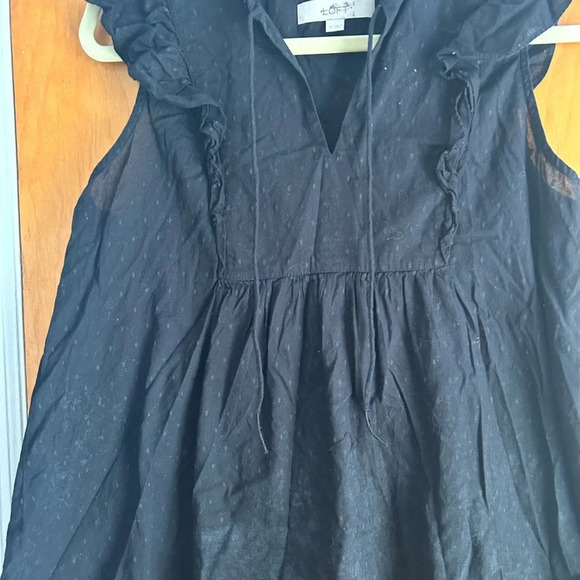 LOFT SWISS DOT PEASANT BLOUSE - Picture 6 of 6